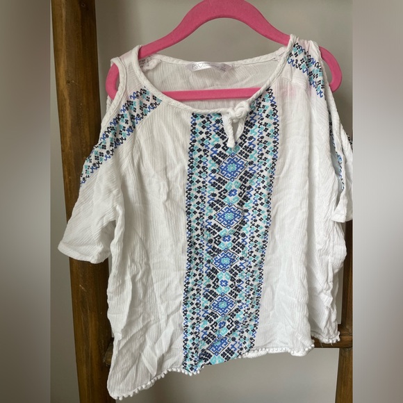 Aeropostale Other - Old Shoulder Gauze Top